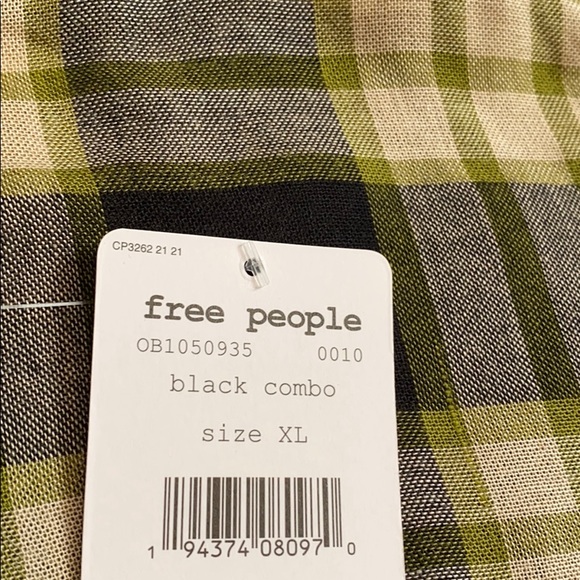 Free People Pacific Dawn Plaid Shirt. XL, M, S, XS - Picture 14 of 14